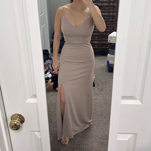 Birdy Grey Taupe Bridesmaid Dress